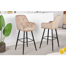 INVICTA Design bárszék Garold pezsgő bársony bútor
