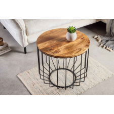 INVICTA Design dohányzóasztal Unity Loft 50 cm mangó bútor