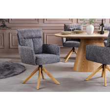 INVICTA Design forgószék Maddison V szürke tölgy lábak bútor