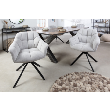 INVICTA Design forgószék Vallerina világosszürke bútor