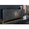 INVICTA Design komód Eclipse 177cm fekete-arany mangófa