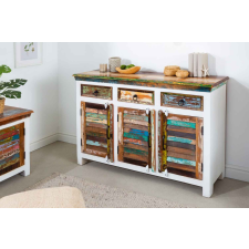 INVICTA Design komód Jacktar 124 cm fehér mangó bútor