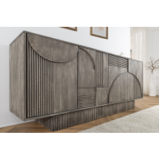 INVICTA Design komód Modéco 170 cm füstölt szürke mangó bútor