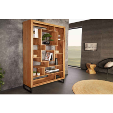 INVICTA Design könyvespolc Louis Honey 190 cm akác bútor