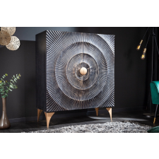 INVICTA Design magas komód Venetia 120 cm fekete-arany bútor