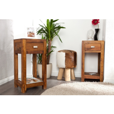 INVICTA Design oldalsó asztal Las Palmas 70 cm Sheesham bútor
