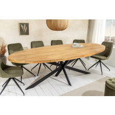 INVICTA Design ovális étkezőasztal Arden 240 cm mangó bútor