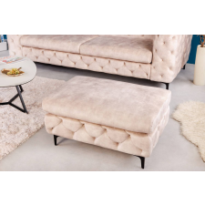 INVICTA Design puff Rococo pezsgő bársony bútor