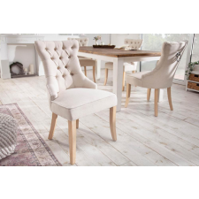 INVICTA Design szék Queen len bézs bútor
