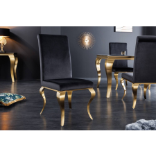 INVICTA Design szék Rococo fekete / arany bútor