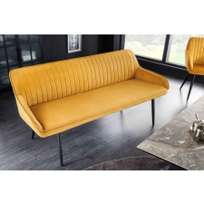 INVICTA Design ülőpad Esmeralda 160 cm mustársárga bársony bútor