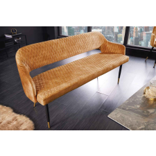 INVICTA Design ülőpad Laney 162 cm mustársárga bársony bútor