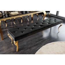 INVICTA Design ülőpad Rococo 172 cm fekete / arany bútor