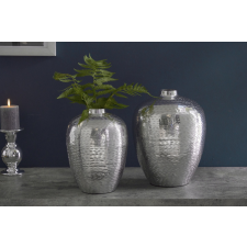 INVICTA Design váza szett Khalil II ezüst 27-31 cm 2 részes dekoráció