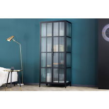INVICTA Design vitrin Damaris 180 cm fekete bútor