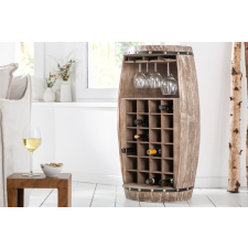 INVICTA Stílusos borospalack tartó polc Winebar 97 cm natúr bútor