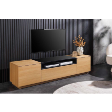 INVICTA Stílusos TV asztal Arvo 160cm natúr barna - fekete bútor