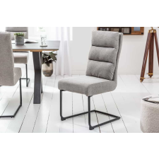 INVICTA Szánkótalpas étkezőszék Frank világosszürke bútor