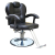 Invincio Borbélyüzlet szék és fodrászat Invincio™ Slim, 360 fokos forgatás, 160 fokos összecsukható, Állítható magasságú hidraulikus dugattyú, Állítható fejtámla, Öko-bőr, Fekete szín