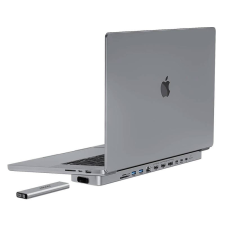 INVZI USB-C dokkoló állomás MacBook Pro 16-hoz ezüst (MH01-13) (MH01-13) laptop kellék