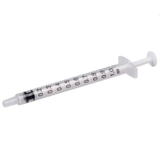 Inzulinos fecskendő 1 ml műanyag steril (tű nélkül) 100 NE, 50 db gyógyászati segédeszköz