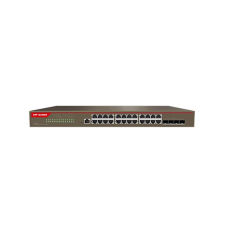 IP-COM 24x 10/100/1000 + 4x SFP vezérelhető switch (G5328X) (G5328X) hub és switch