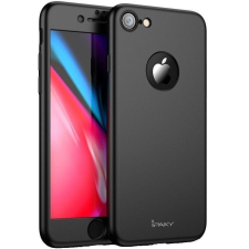 IPAKY Apple iPhone 8 Plus IPAKY teljes borítójú 360 tok fekete + ajándékfilm tok és táska
