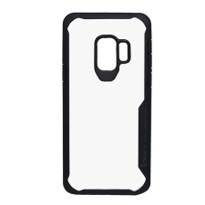 IPAKY műanyag telefonvédő (szilikon keret, közepesen ütésálló, átlátszó hátlap) fekete gp-74840 tok és táska