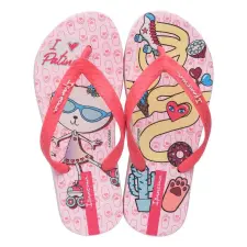  Ipanema Temas gyerek papucs - pink/piros gyerek papucs, mamusz