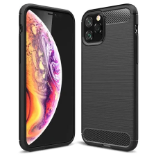  iPhone 11 Telefontok - Forcell CARBON fekete szilikon tok tok és táska