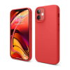  iPhone 12 mini Telefontok - piros pastel szilikon tok
