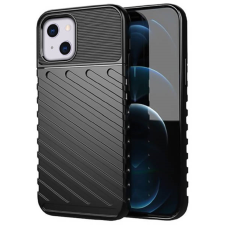  iPhone 13 mini Telefontok - Thunder fekete ütésálló szilikon hátlap tok tok és táska