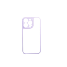 - IPHONE 13 PRO 6.1 ÁTLÁTSZÓ 0,38MM MATT TPU TOK LILA tok és táska