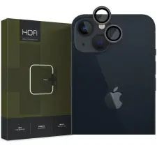  iPhone 15 - HOFI kameralencse fekete védőkeret mobiltelefon kellék