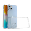  iPhone 15 Plus szilikon tok, hátlaptok, telefon tok, erősített sarkokkal, átlátszó, Anti Shock, 1,5mm