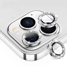  iPhone 15 Pro - Diamond - üveg, kameralencse védőkeret mobiltelefon kellék
