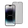  iPhone 16e / 13/13 Pro Privacy kijelzővédő üvegfólia fekete