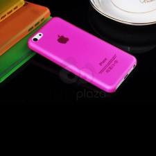 Iphone 5C matt műanyag tok - pink tok és táska