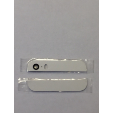 iPhone 5S fehér gyári bontott karcmentes felső+alsó hátlapi üveg mobiltelefon kellék