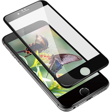 iPhone 6/6s Üvegfólia - fekete 5D üvegfólia mobiltelefon kellék