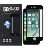  iPhone 6 Plus / 6S Plus üvegfólia, tempered glass, előlapi, 5D, edzett, hajlított, fekete kerettel
