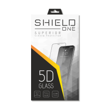 iPhone 7 / 8 Üvegfólia - ShieldOne 5D fekete keretes kijelzővédő üvegfólia mobiltelefon kellék