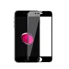  iPhone 7 Plus / 8 Plus üvegfólia, tempered glass, előlapi, 9D, edzett, fekete kerettel, hajlított