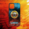 iPhone Egyedi nevekkel - Gun's N Roses logo - iPhone tok