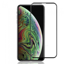  iPhone X / iPhone XS Üvegfólia - 3D üvegfólia fekete kerettel mobiltelefon kellék