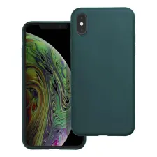  iPhone XS Max szilikon tok, telefon tok, hátlaptok, matt, zöld tok és táska