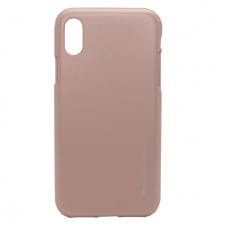  IPHONE XS Max telefontok - hátlap, i-jelly metal Mercury - rose gold tok és táska