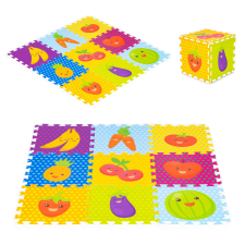 Iplay Mata piankowa dla dzieci owoce puzzle 9 elemów 86x86cm iplay játszószőnyeg