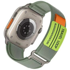 iprofix Nylon szíj Apple Watch (42 / 44 / 45 / 49 mm) - khaki okosóra kellék
