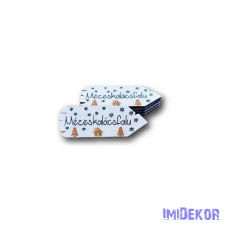  Iránymutató nyíl 5db/csomag 6x2,5cm - Mézeskalácsfalu dekorációs kellék